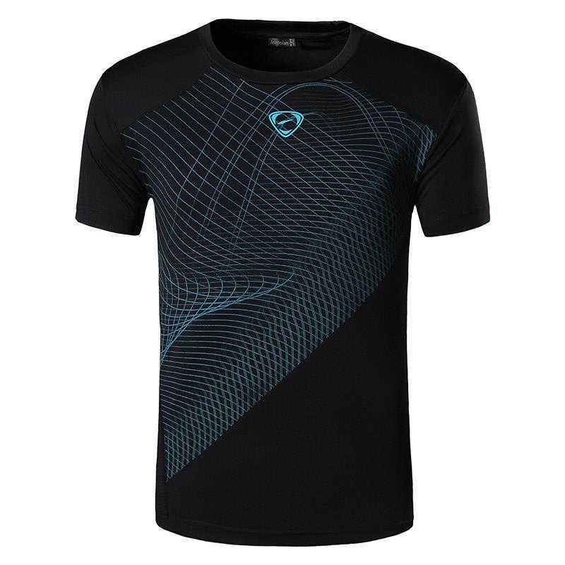 

Jeansian Men's Tshirt T-Shirt Tee Shirt Sport Dry Fit Short Sleeve Running Fitness Workout LSL069 Black 210629, Lsl3225blue