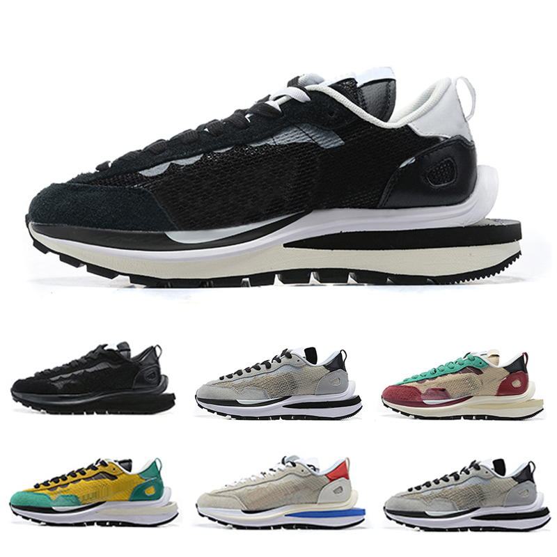 

Vaporwaffle Mens womens Running Shoes Tour Yellow Villain Red Royal Fuchsia Light Grey Black White Women men Sports Trainers Sneakers fashion summer breathable, Color#23