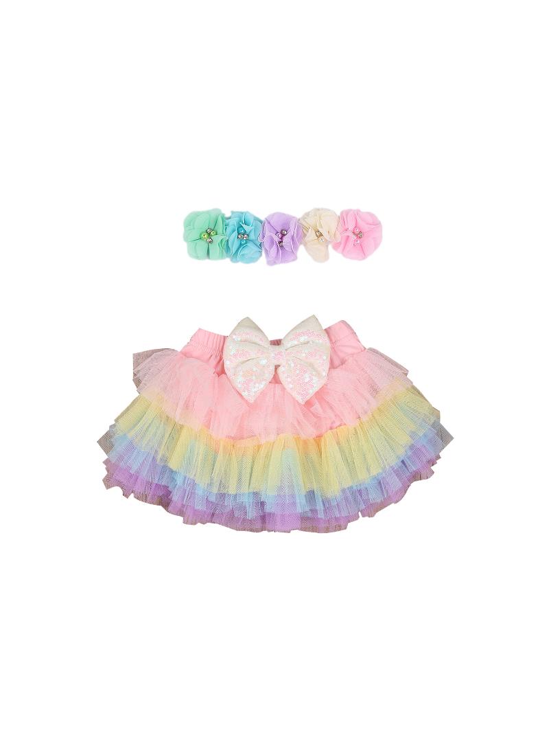 

Skirts Ma&Baby 0-3M Born Infant Baby Girls Princess Bow Tutu Tulle For Girl Clothing Birthday Party Costumes, Blue