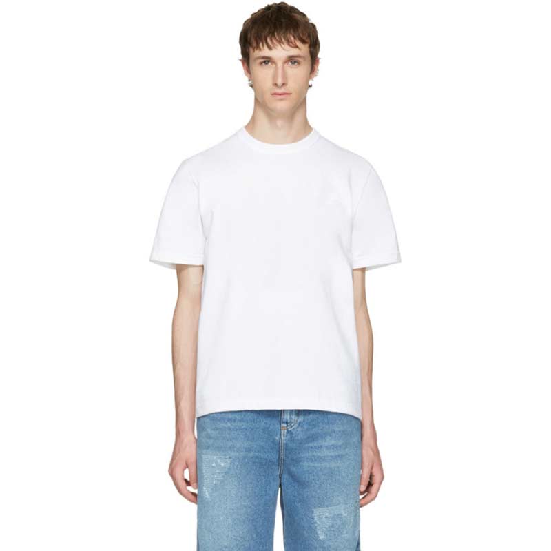 

2021 high quality mens T shirt short-sleeved fashion T-shirt couple men and women pure cotton printing short models --A10, White;black