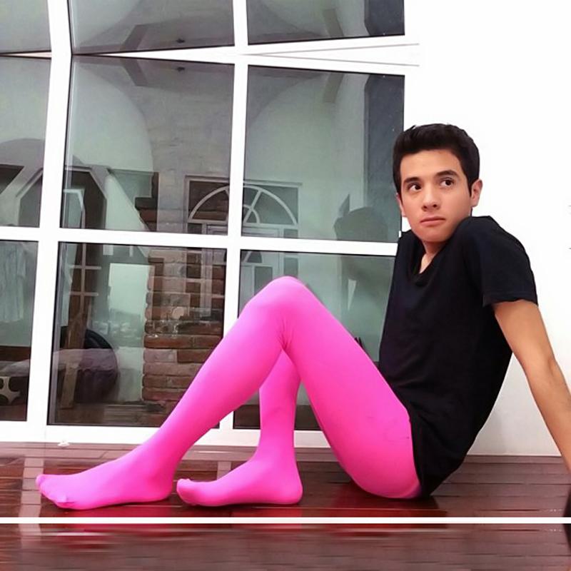 

Men's Socks Mens Pantyhose Sexy Body Stockings Gay Velure 120D Multi-color Nylon Male, Black