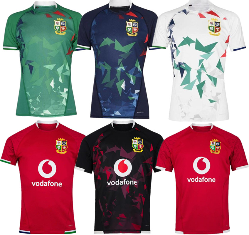 

2021 2022 top British and Irish Lions rugby international league Jersey home national team lions Rugby Shirt, Black;gray