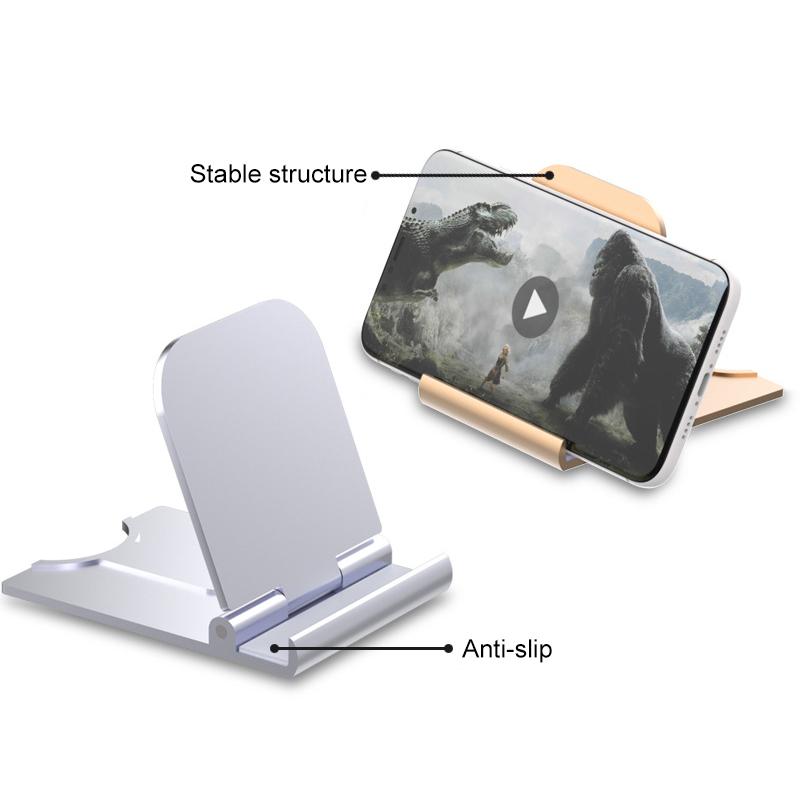 

Universal Folding Cell Phone Table Stand Plastic Desk Stand Mobile Phone Holder Stents For iPhone X Xs Pro Max iPad Tablet with retail box