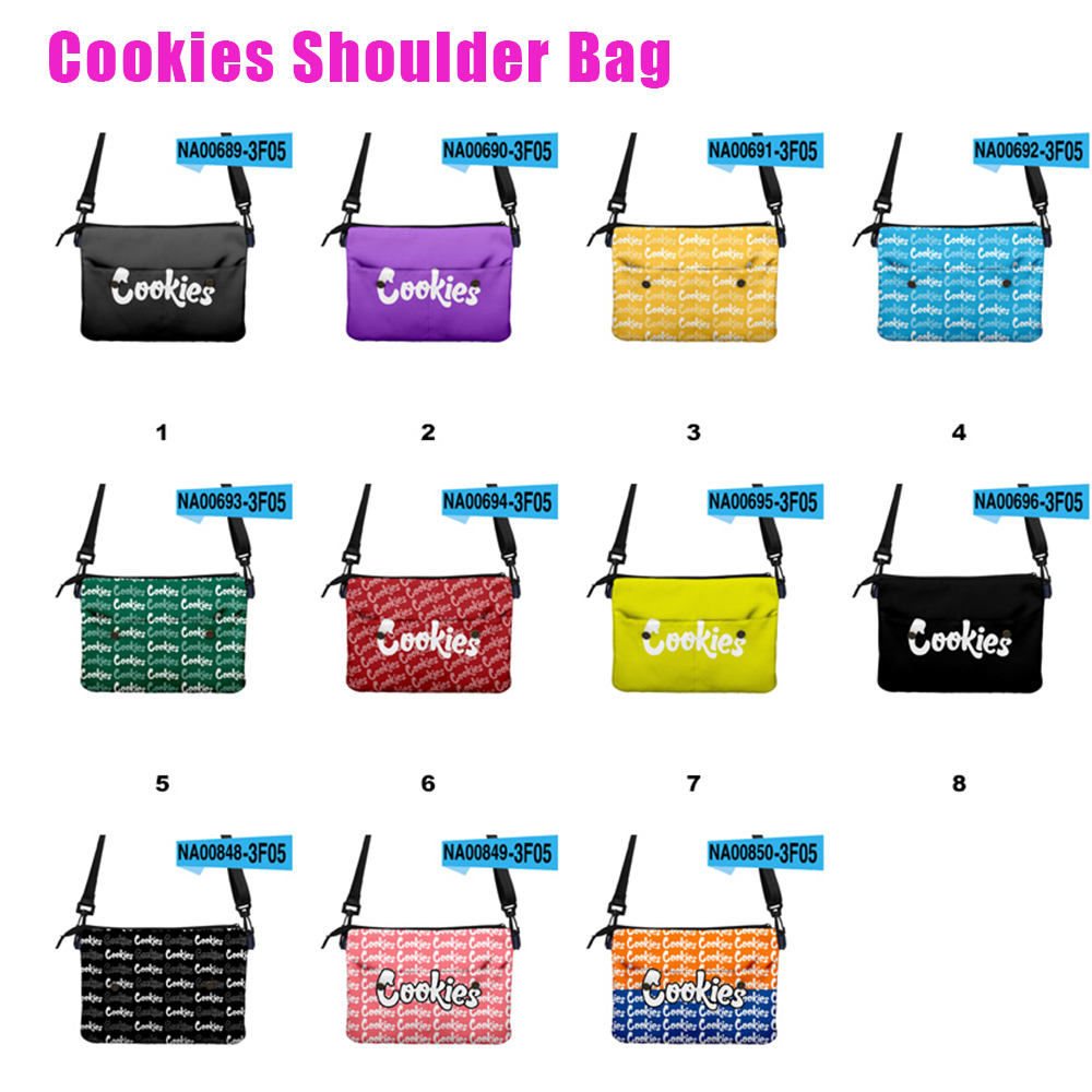 

Oxford Fabric Cookies Shoulder Bag of Men's and Women's Messenger Backpack Cross Body Bags and case Smoke Bag Accessories DHL