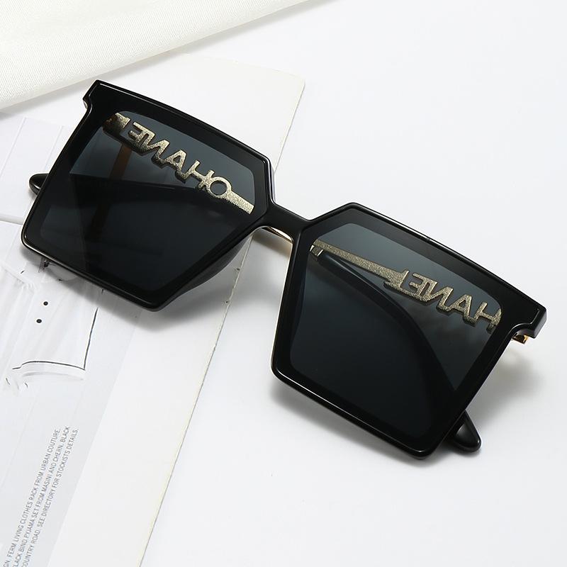 

Sunglasses Classic Box Fashion Metal Big Frame UV Protection Driving Super Glasses