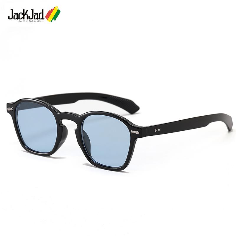 

Sunglasses JackJad 2021 Fashion Square Style Tint Ocean Lens Men Women Rivets Brand Design Sun Glasses Shades 3550