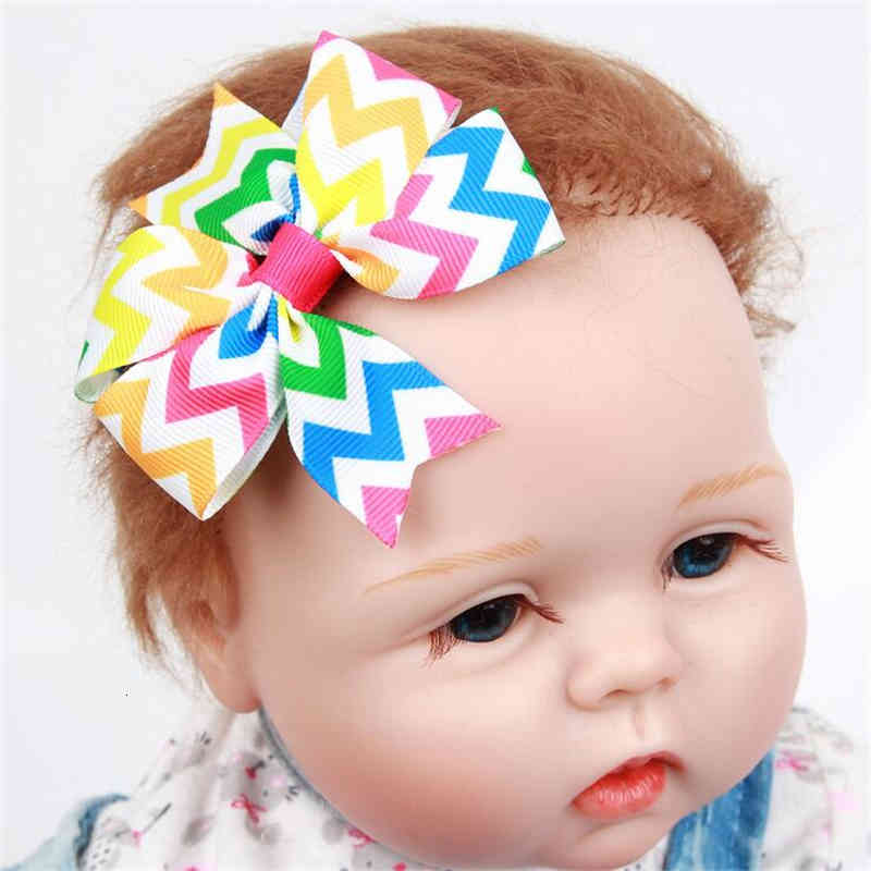 

Hair Accessories Baby Barrettes clips Children Wave Stripe Bow kids Ribbon bows Princess pin Clipper Headwear head KFJ154 Q67N, 9 colors