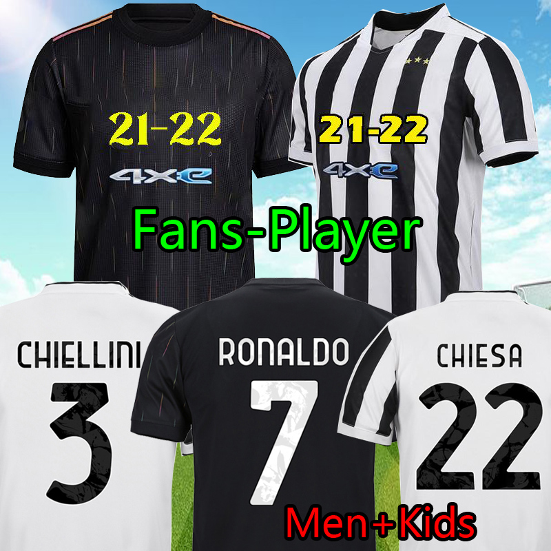 

fans player version soccer jersey 2021 2022 RONALDO DYBALA MORATA CHIESA McKENNIE juventus Top football kit shirt 21 22 JUVE Kits Men Kids sets uniforms with socks, Kids away