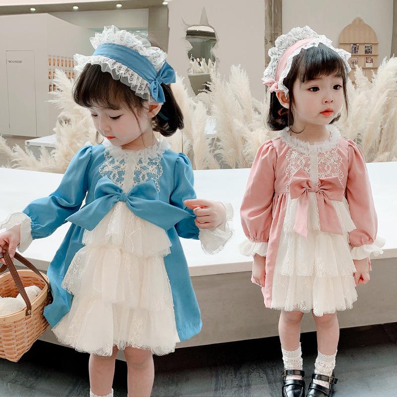 

Girl's Dresses Girl Dress Kids Baby Clothes 2021 Lolita Spring Summer Toddler Formal Sport Uniform Dresses Christmas Cotton Children Clothin, Black leggings