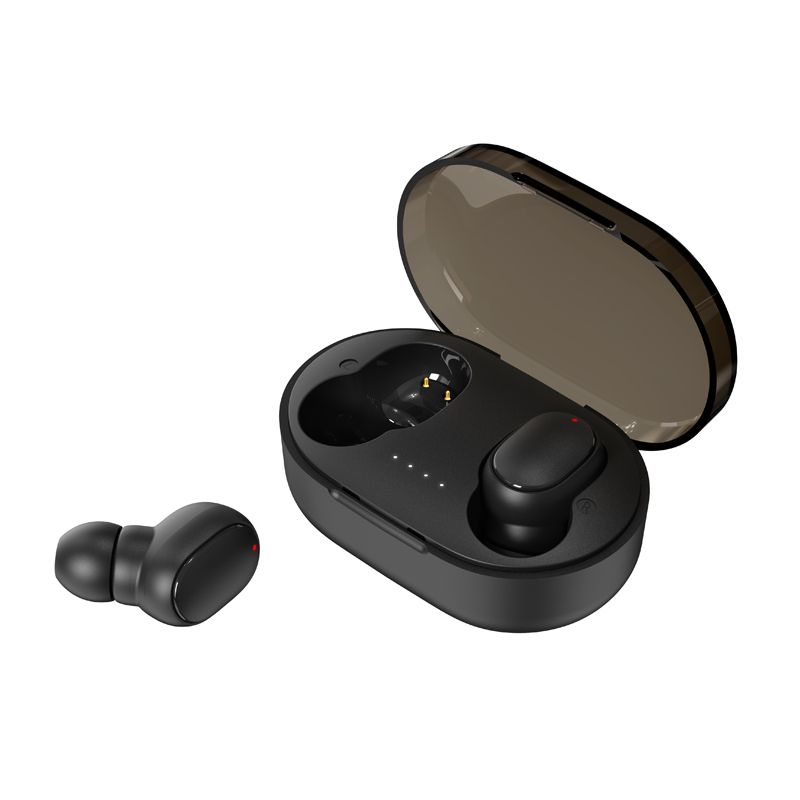 

A6R TWS Bluetooth Earphones Touch Control Wireless Headphones with Mic Sports Waterproof Wireless Earbuds 9D Stereo Headsets, Black