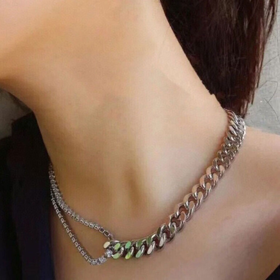 

Jewelry Necklaces & Pendants Silver weight contrast Pendant Necklace 129909