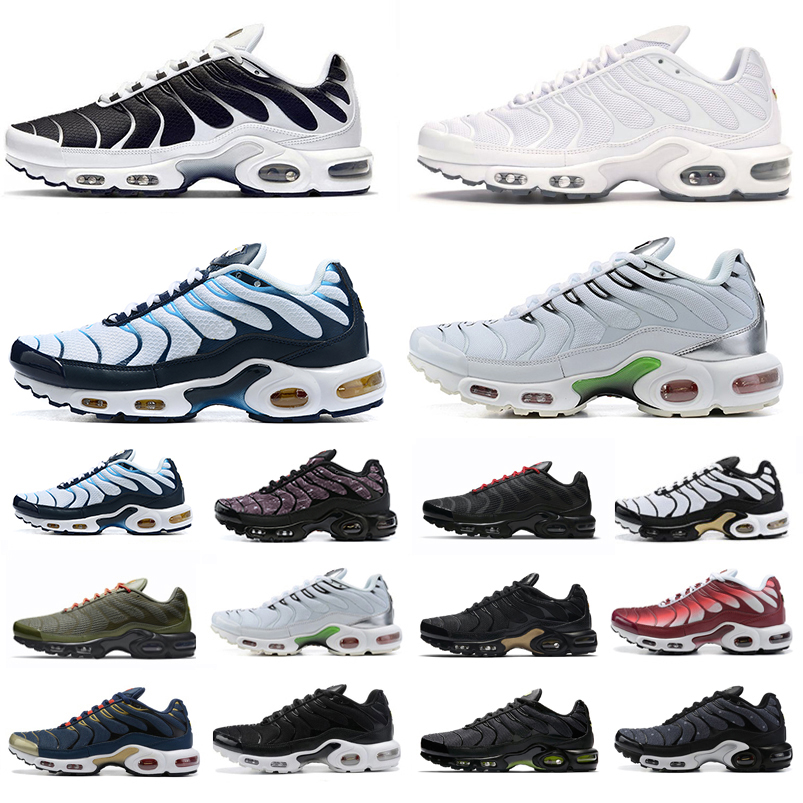 

Running Shoes Men Sports Sneakers Triple White Cream Black Dot Corduroy Neon Green Blue Fury Oreo Cherry Topography Tn Plus Ultra Essential, Color#27