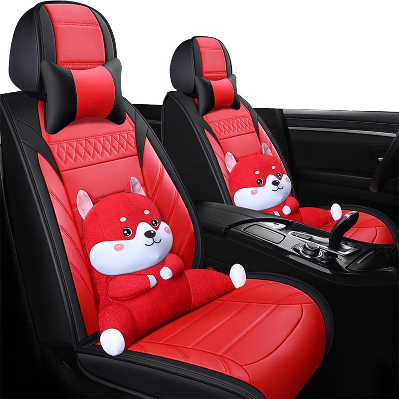 

Black Red Car Seat Cover For Mitsubishi Carisma Pajero 4 L200 Lancer X Outlander Xl 3 Eclipse Cross Colt Space Star Accesorios Covers