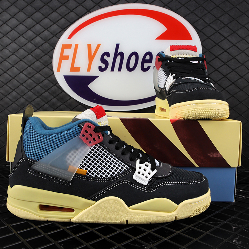 

Sport 4s Outdoor Basketball Shoes Retro Sneakers Black Cat Lightning Golf White Oreo Blue Fire Red Diy Bred Neon Cement Hyper Royal Purple Thicken, Gift