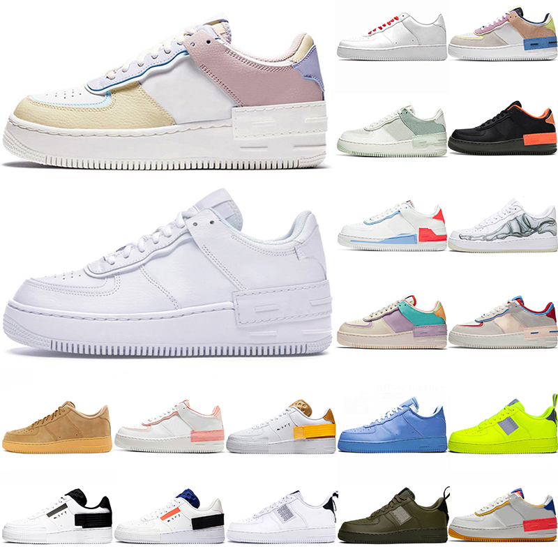 

2021 Top Quality Mens Womens Skate Running Shoes Air Force MCA Type N354 Shadow React ALL Black Skeleton One Outdoors N.354 Trainers Sil