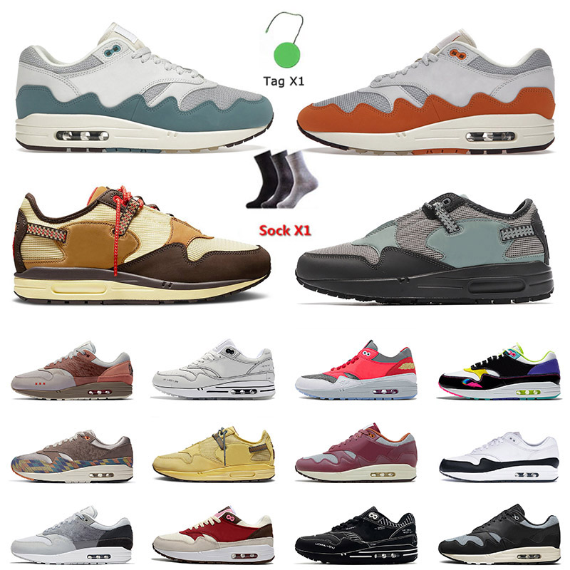 

2022 New Cushions Max 1 Patta Waves Running Shoes Mens Monarch Noise Aqua Saturn Gold Cave Stone Schematic Women CLOT Kiss of Death Max1 Outdoor Sneakers Eur 36-45, B40 denham 40-45