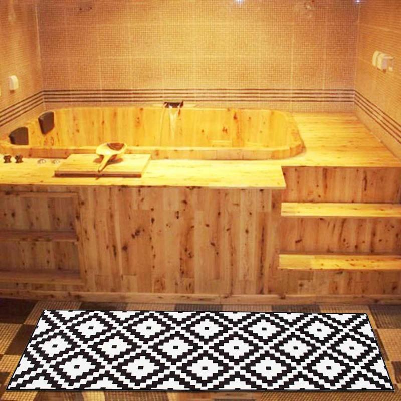 

Carpets Modern Entry Soft Anti-slip Door Blanket Rug Carpet Kitchen Floor Mat Bedroom Antiskid Fashion Nordic Geometr