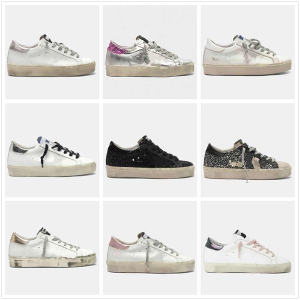 

Italy Hi Sneakers Platform Sole Shoes Golden Classic White Do -Old Dirty Designer Fashion Gooses Man Women Casual Shoe Brazil Sportsking Gn, Star24
