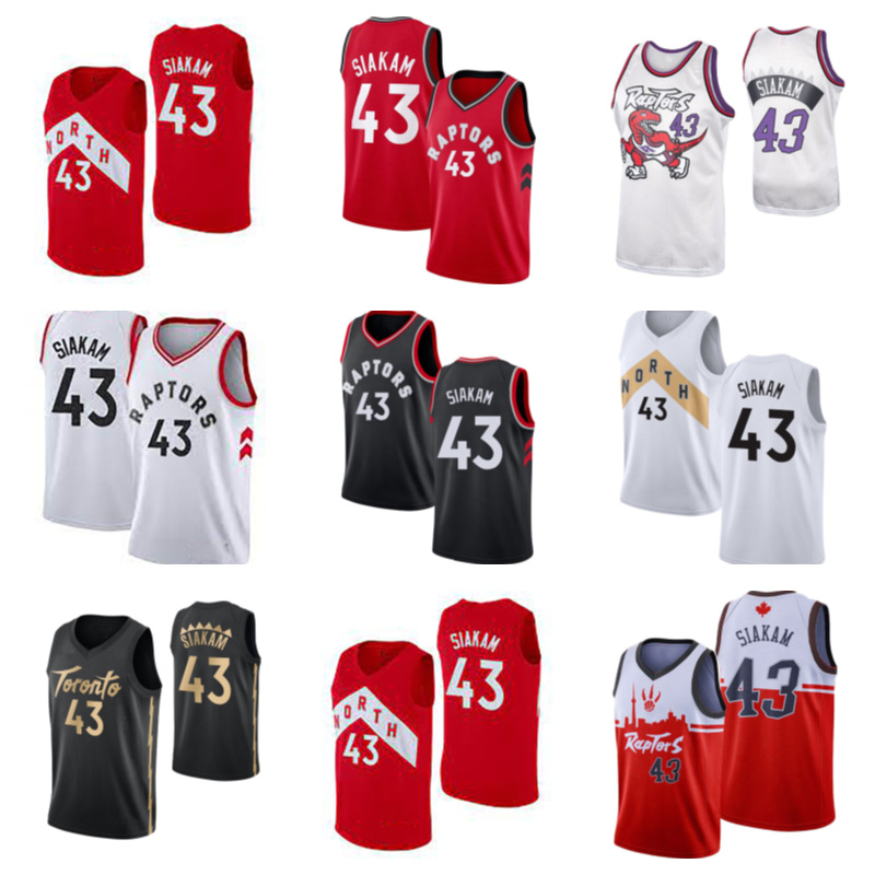 

Basketball jersey 43 Pascal Siakam, Black;red