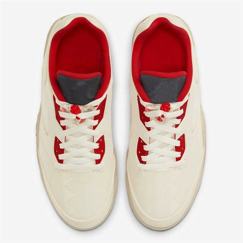 

2021 High OG 5 Low Chinese New Year Outdoor Shoes Man CNY Sail Chile Red-Opti Yellow-Pearl White Zapatos DD2240-100 Sports Sneakers With Origingl Box