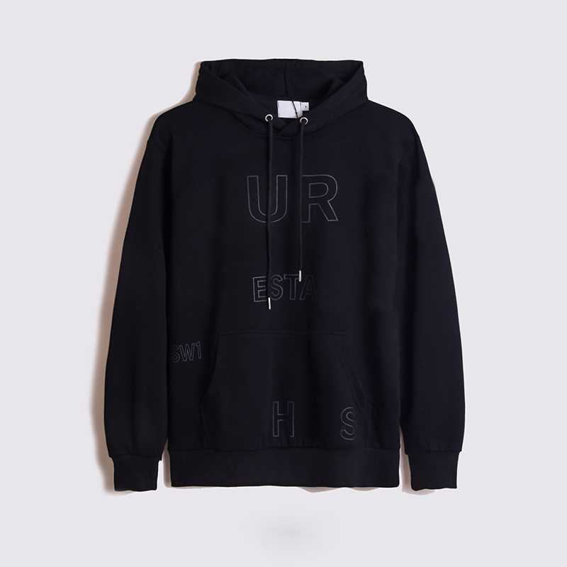 

Luxurys Mens sweatshirts fashion hoodies Formal version reflection Official high quality 100%cotton jumper Cuff letters reflective designer sweatshirt S-XXLL#11, Black