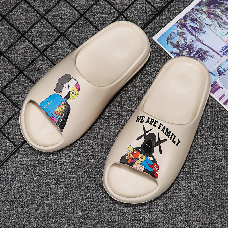 

2022 Designer Slippers Men Rubber Woman Triple Black White Resin Pattern Slippers Mens Womens Slide Slides Sandals Shoe Runr 36-45