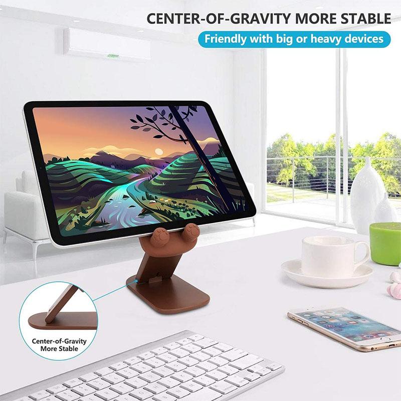 

Cell Phone Mounts & Holders Cute Foldable Adjustable Cartoon Holder For Desk Portable Universal Stand Bracket Accessories