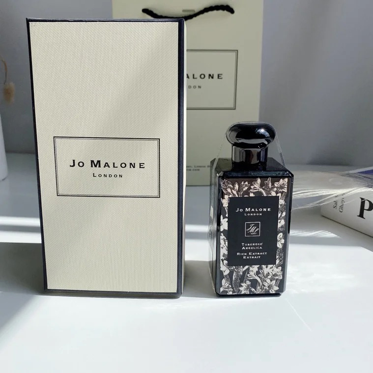 

Jo malone perfume 100ml Tuberose Angelica Rich Extract Extrait 3.4oz London Cologne Intense Long Smell Spray Fast Delivery