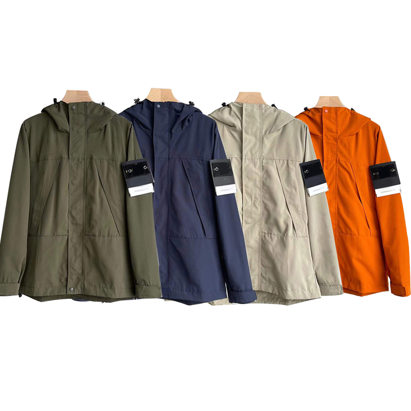 

Designer Men's jacket Europe and America Embroidery Outdoor stormsuit motorcycle zipper long-sleeved hoodies high quality fashion leisure
