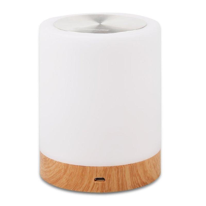 

Night Lights Dimmable Led Colorful Creative Wood Grain Charging Light Bedside Table Lamp Ambient Touch