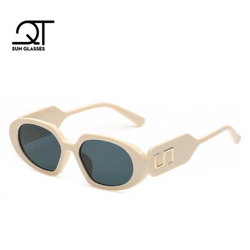 

Sunglasses Oval Glasses Frame Fashion Trend Mixed Color Retro Universal UV-resistant Driving Gafas De Sol Para Mujer