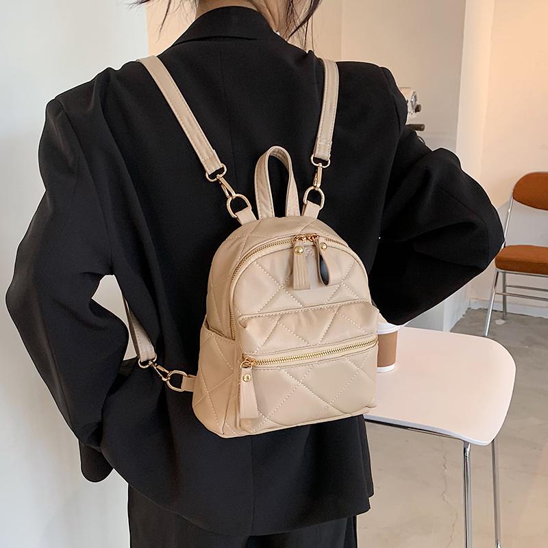 

Fashion 3-in-1 Women Small Backpack Trendy Female Youth Street Backpacks Autumn Winter Ladies Multifunctional Purse Bag 2021 Style, Black