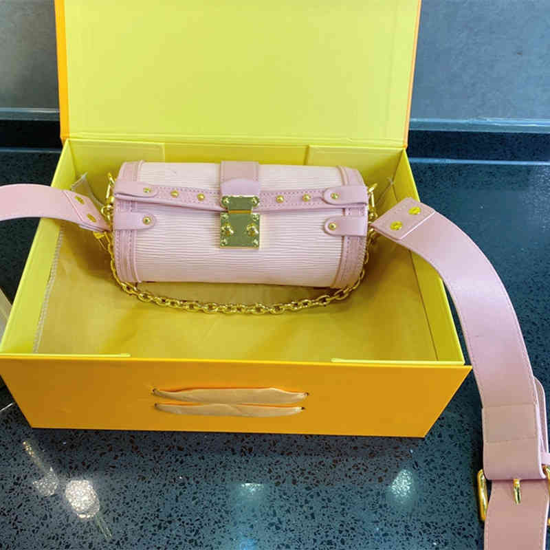 

Evening Bags Luxury Designer Shoulder Bag Bucket shape High-quality capacity Genuine leather Softness Barrel-shaped Wallet With original box 8YQ7, 1# packing bag
