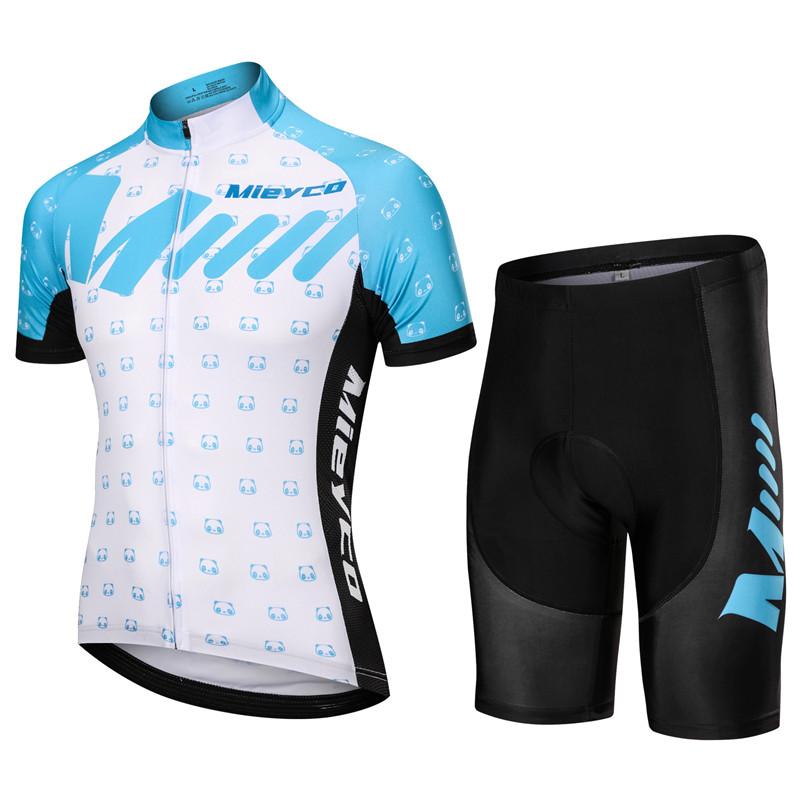 

Racing Sets Mieyco Cycling Jersey Summer Short Sleeve Road Clothing Man Bicycle Outdoor Ciclismo Ropa Race, Black;blue