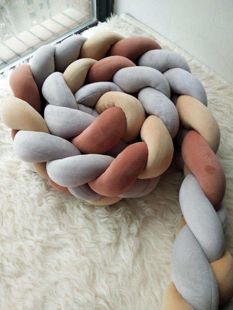 

Bedding Sets Baby Bed Protector Bumper For Crib Cradle Born Braid