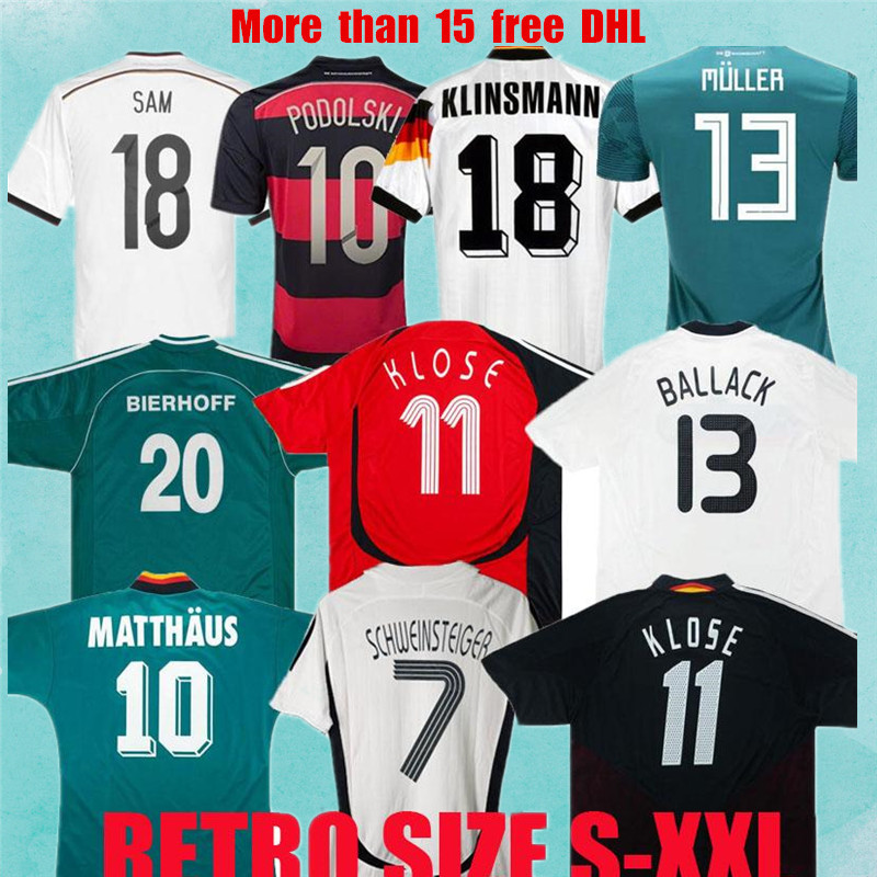 

1990 1992 1994 1988 germany Retro Soccer Jersey Littbarski BALLACK KLINSMANN 1998 2014 Matthias classic vintage KALKBRENNER 1996 2004 2006 f, Black;yellow