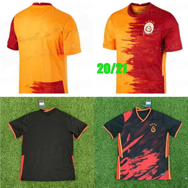 

20 21 Galatasaray FALCAO Soccer Jerseys 2021 GOMIS LINNES CIGERCI BELHANDA FERNANDO FEGHOULI DONK Custom Home Orange Football Shirts, Colour 1