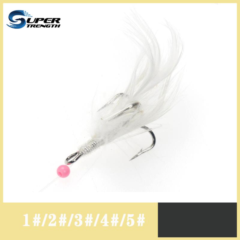 

Fishing Hooks Feather Hook Luya 5 Pcs/pack