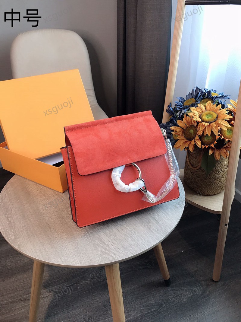 

shoulder bags women chain crossbody bag handbags circle designer purse high quality female crossbag, Black