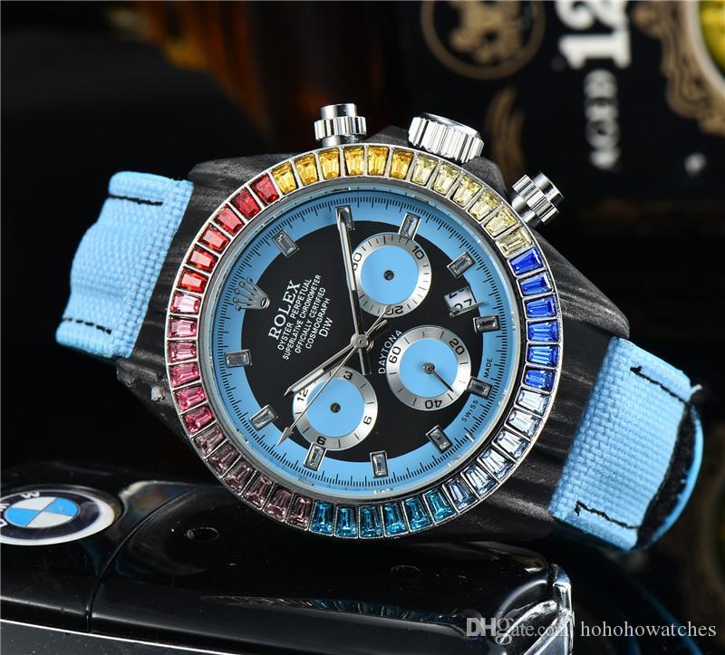 

stainless steel mens gold watches rainbow diamond echanical hand winding wrist watch montre luxe classic, Slivery;brown