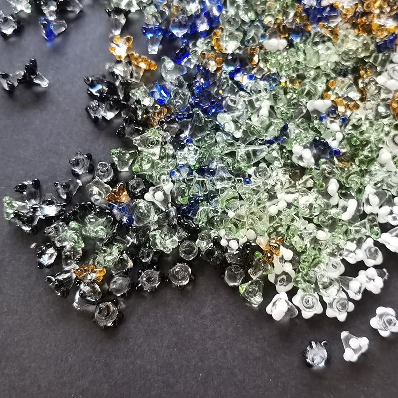 

Polychromatic Glass Daisy Pipe Screen Smoking Accessories With Free Stash Jar traditional For Hand Pipes Of Glasses Bowl