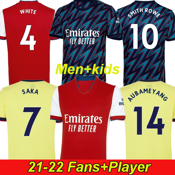

21 22 soccer jersey SAKA WHITE TAVARES SMITH ROWE PEPE THOMAS football shirt SAMBI LOKONGA WILLIAN NKETIAN 2021 2022 Camiseta de futbol, Third kids