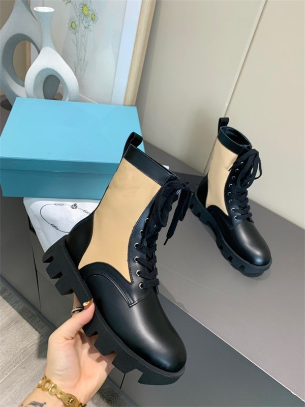 

Valentin Wholesale high quality women's boots! Fashion matte leather boots Martin nylon bag bare boots luxury designer shoes size 35-40, 01