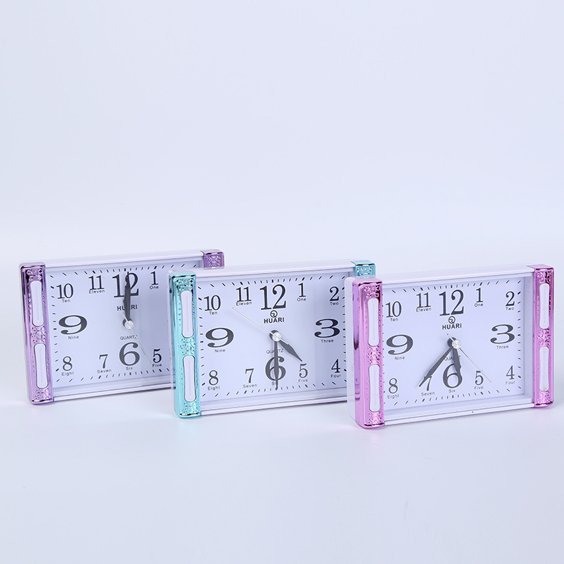 

creative simple fashion exquisite square alarm bedroom home pendulum clock