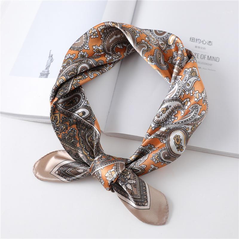 

Scarves Fashion Summer Silk Scarf Women For Hair Neck Cover Female Kerchief Bandana Hijab Bufanda De Seda Foulard Carre Femmes, Blue;gray