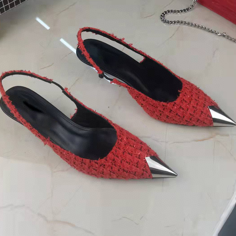 

Designer Women shoes high heels 9cm sandals top quality pumps slingbacks 6cm heel Wedding Runway ladies patent leather sexy dress single shoes big size 35-42 with box, White