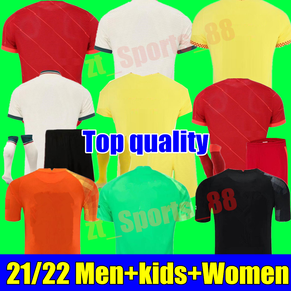 

New 22 23 season home away 3rd RED soccer jerseys goalkeeper gk 2022 2023 Mohamed lIVERPOOl Diogo Luis DIaz football shirts men kids kits uniforms Women, 22/23 adult gk+league patch