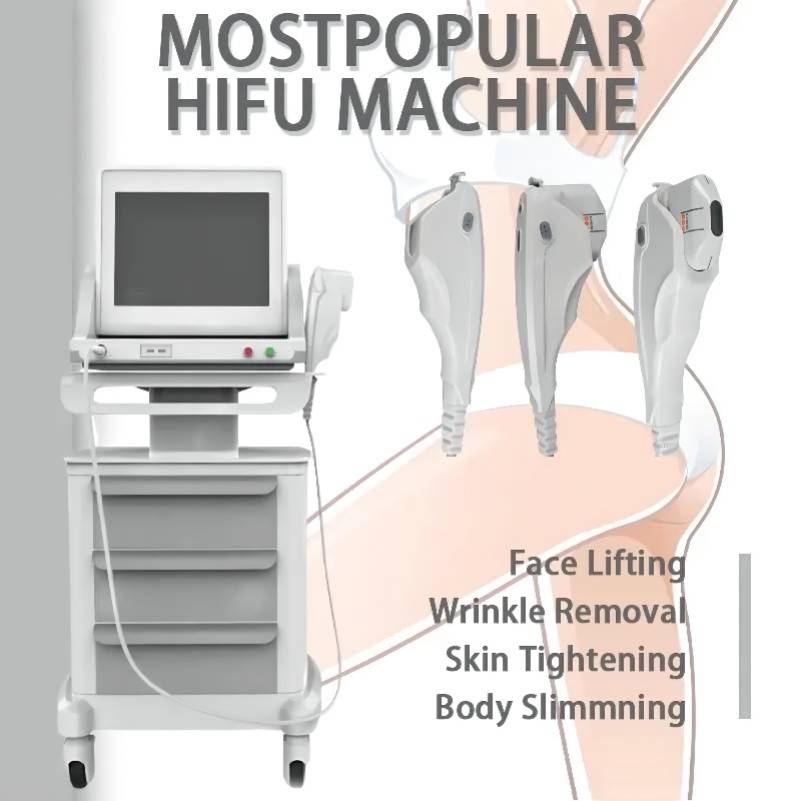 

Other Beauty Equipment Medical Grade HIFU High Intensity Focused Ultrasound Hifu Face Lift Machine Wrinkle Removal With 5 Heads Skin Care