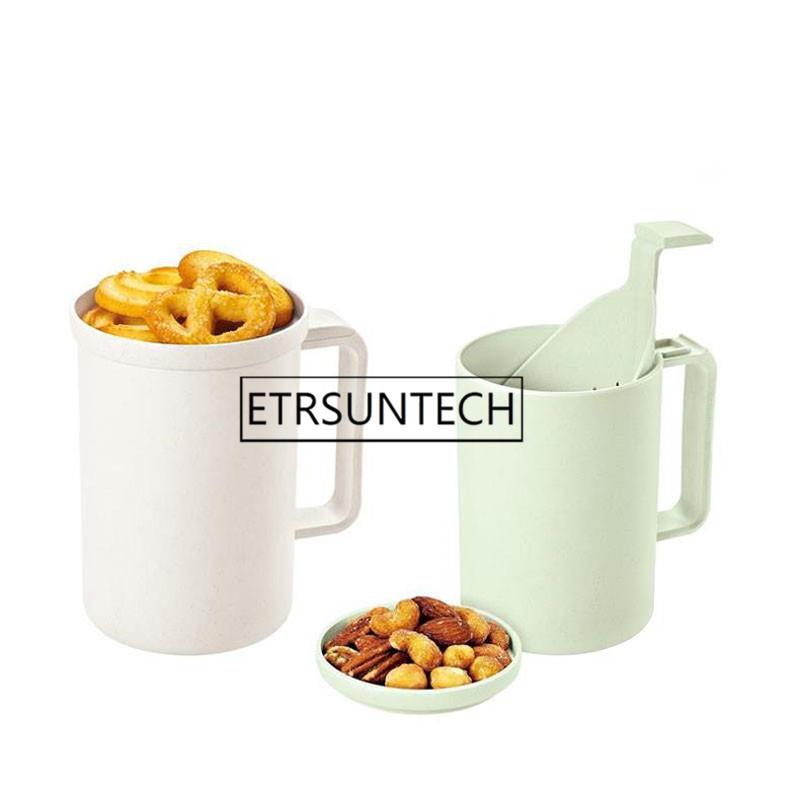 

Mugs 20pcs Bamboo Fiber With Lid Milk Cup Household Large Capacity Breakfast Couple Coffee Tea