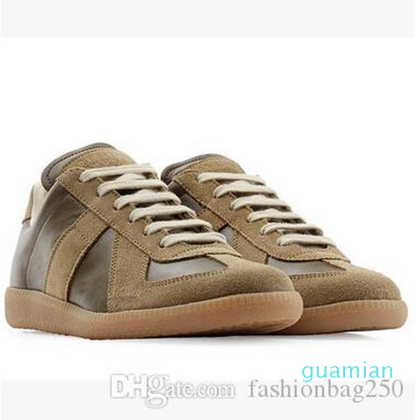 

Hot!! brand MMM shoes women and men casual shoes new leather stitching men's boot 36-46, Black